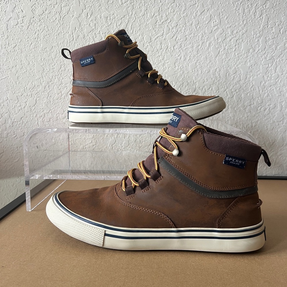 Sperry Top-Sider Striper Storm Hiker Waterproof Boots Men's Size 10.5 Leather